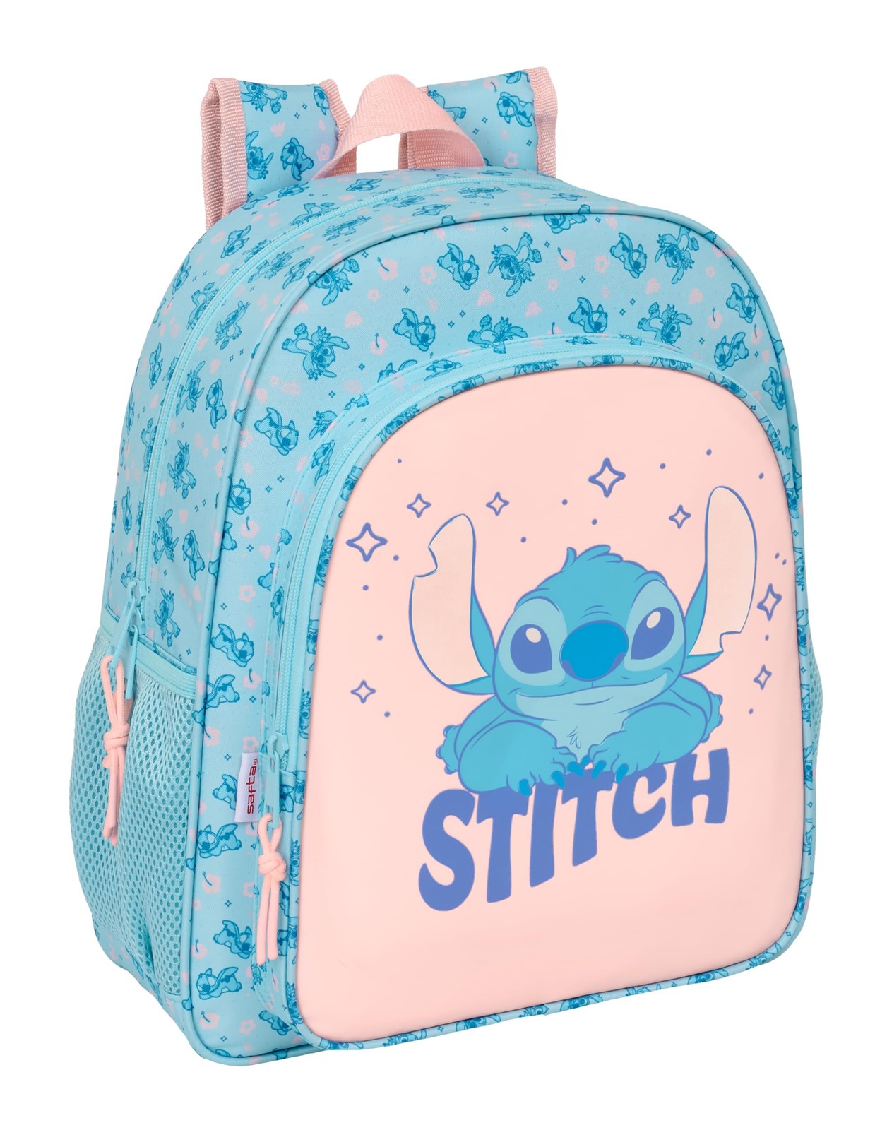 STITCH OHANA – Children's School Backpack, Adaptable to Trolley, Ideal for Schoo