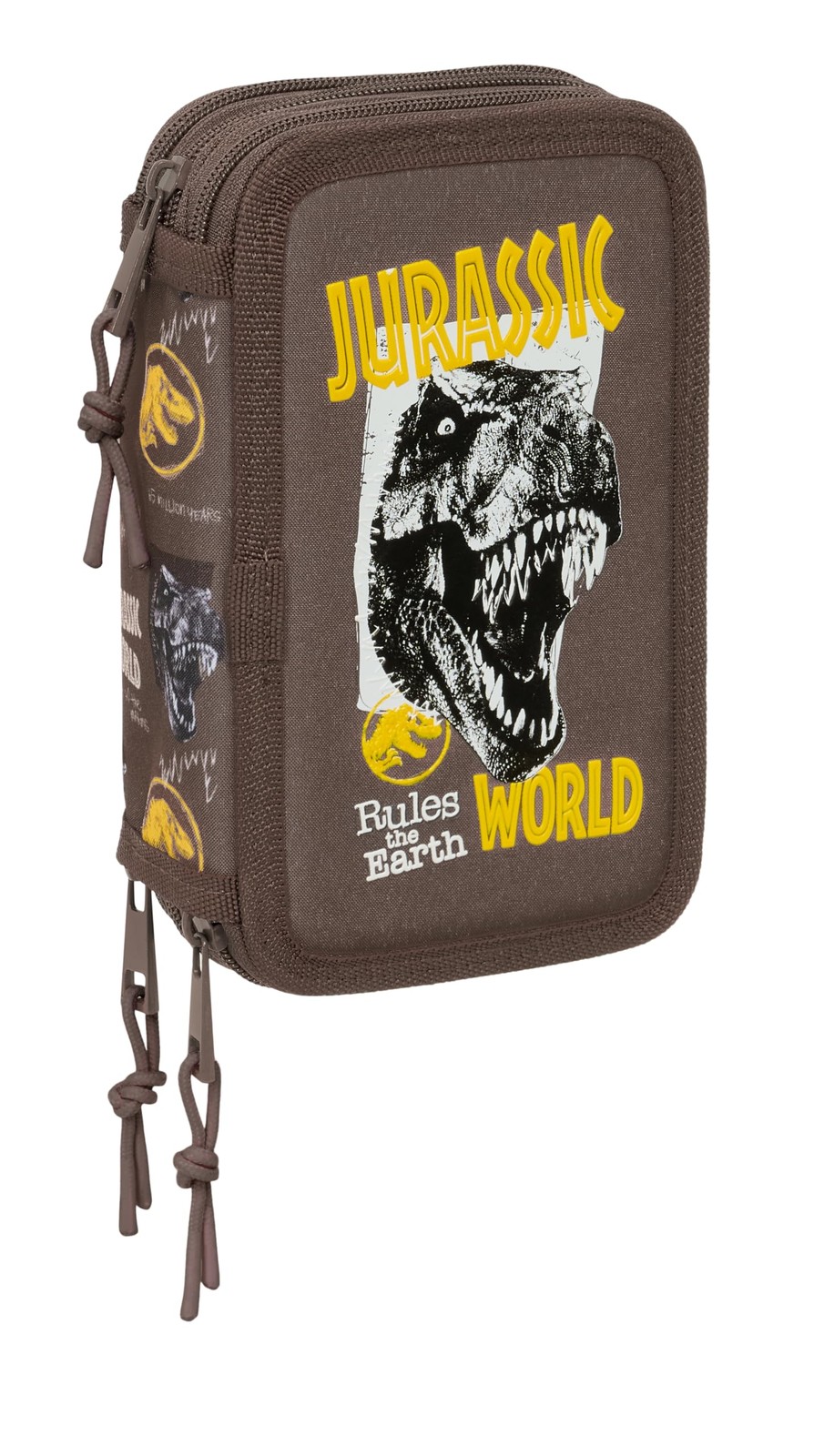 JURASSIC WORLD – School Pencil Case with 37 Tools Included, Children's Pencil Ca