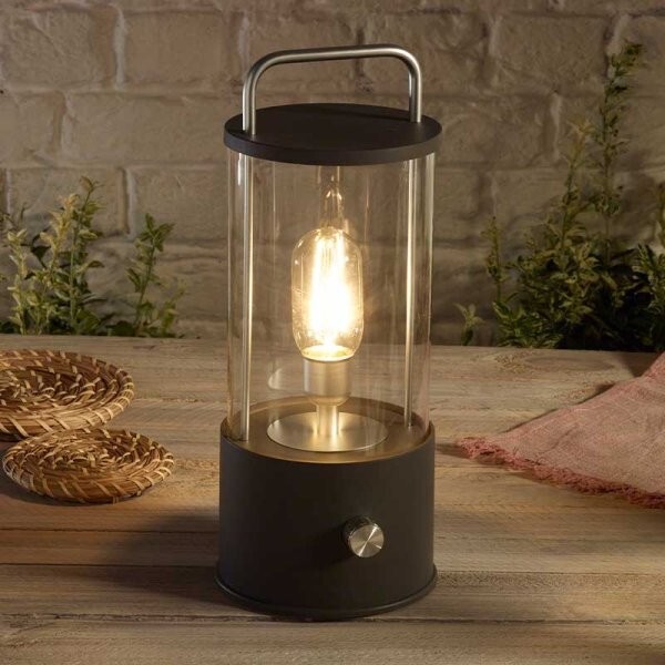 Portable Nordic Garden Lantern Camping Torch Rechargeable Night Light Tent Lamp