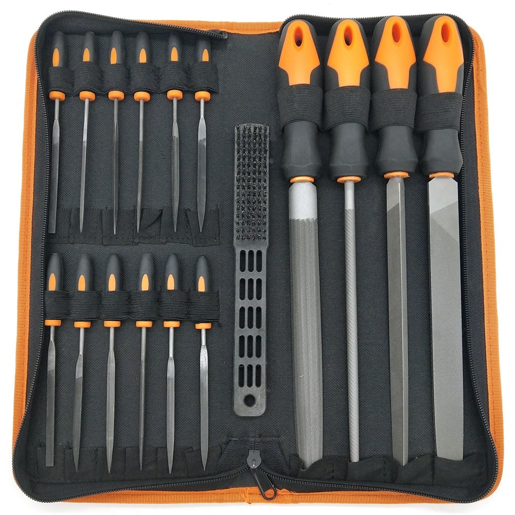 17Pcs Metal File Set, to Shape Metal, Wood and Tools. Needle File Set6310