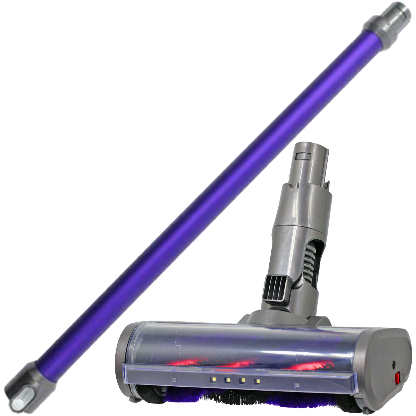 Extension Rod Floor Tool for DYSON V6 SV03 Animal Vacuum Brush Tube Pipe Purple