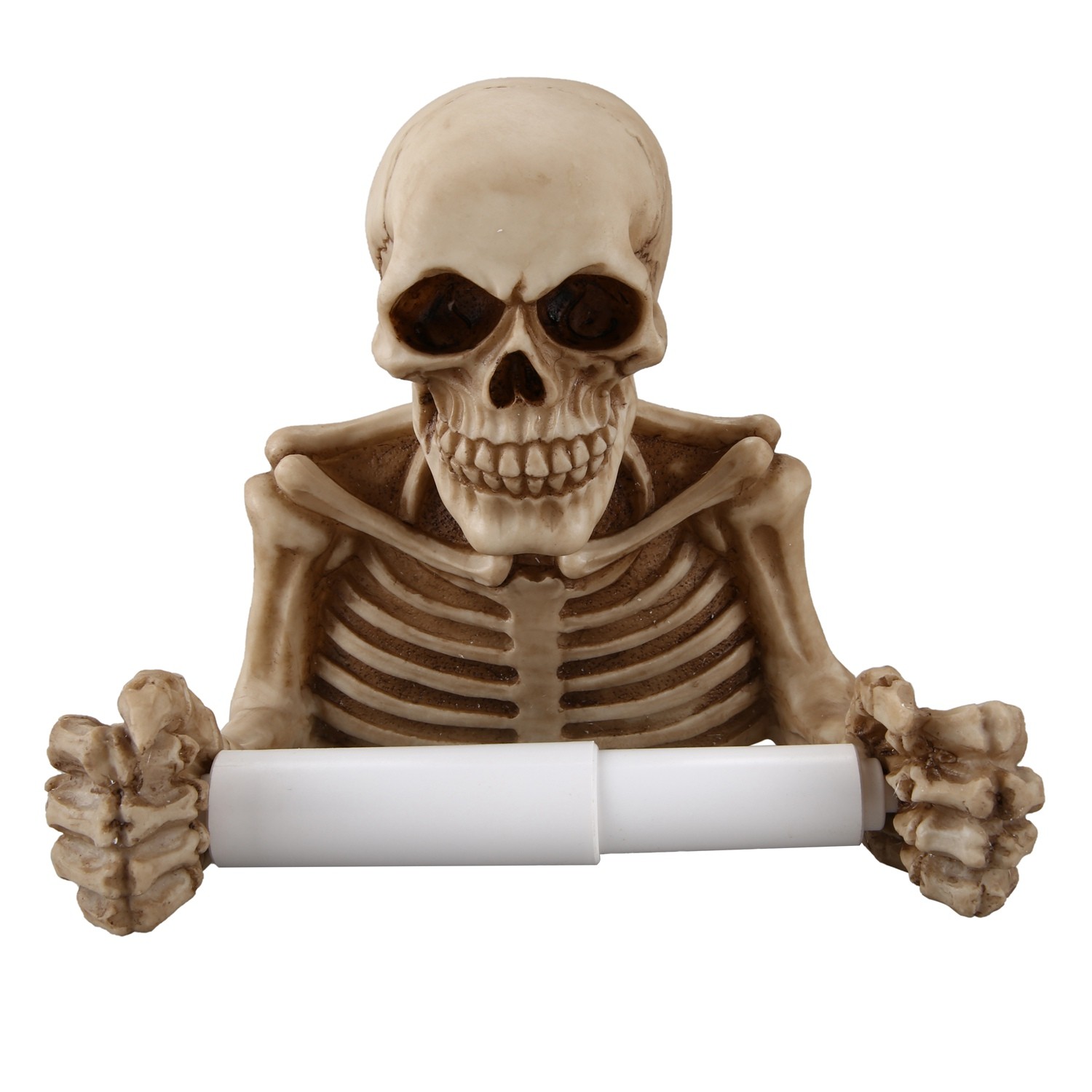 Skull Toilet Holder Wall Mounted Toilet Storage Box Bathroom Storage Box P9S4