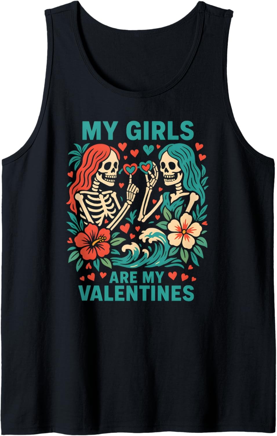 Galentines Crew My Girls Valentines Cute Woman's Best Friend Tank Top