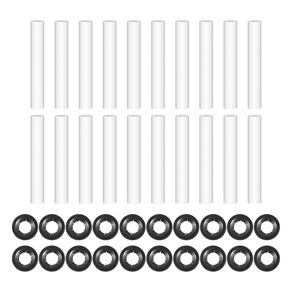 6X(20 Sets Garage Door Hinge Quiet Roller Sleeves,11mm ID 80mm Length8017