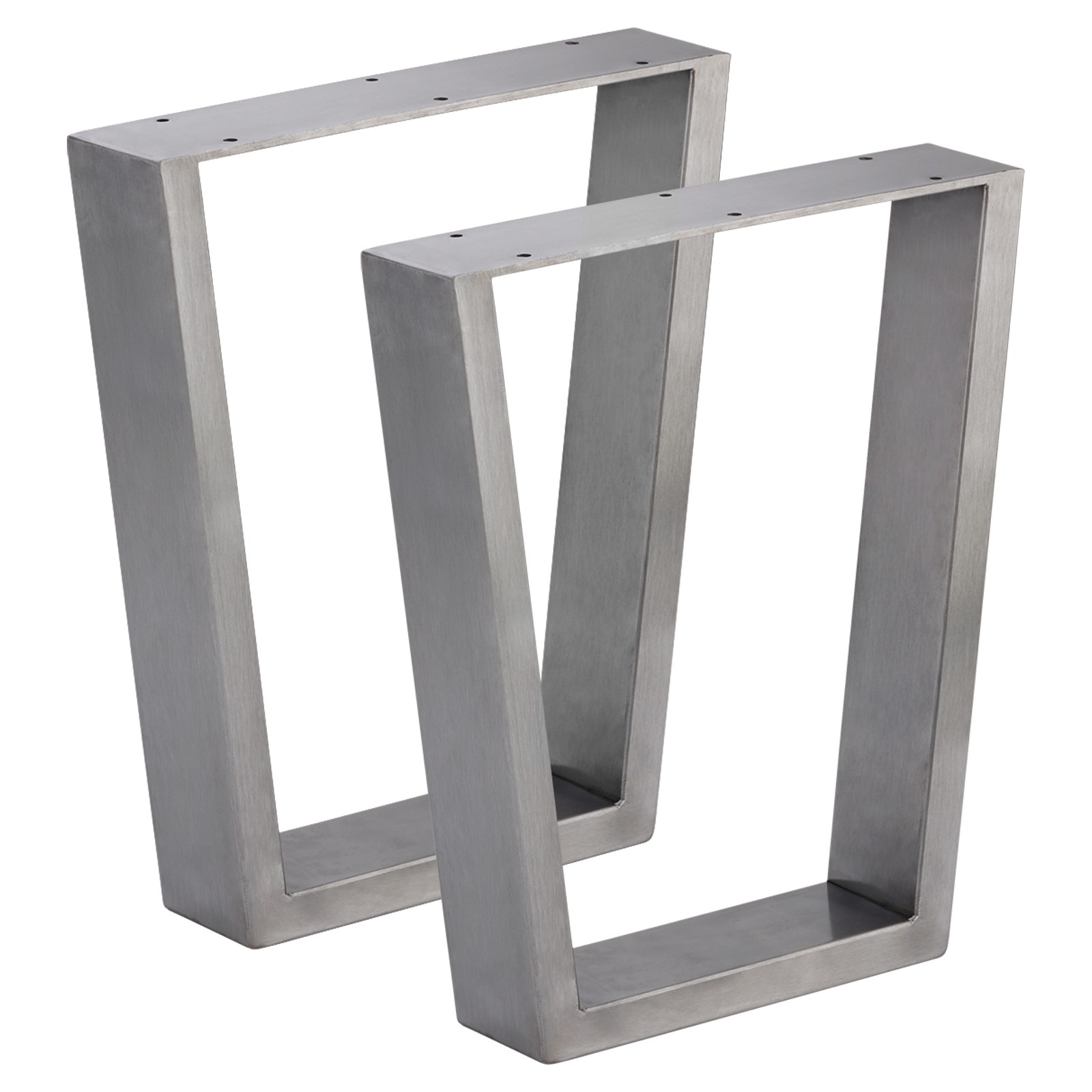 Pair of 40cm V Metal Coffee Table Bench Trestle Industrial Furniture Legs #497