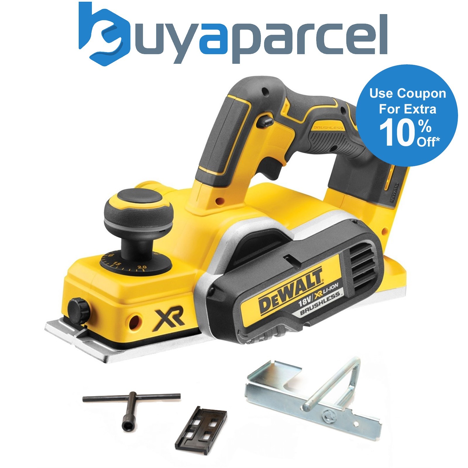 Dewalt DCP580N 18v XR Cordless Brushless Planer - Bare Unit + Fence DCP580N-XJ