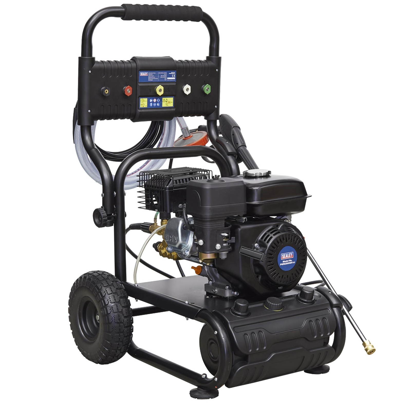 Sealey Pressure Washer 220bar 540L/hr 6.5hp Petrol Powered Self Priming