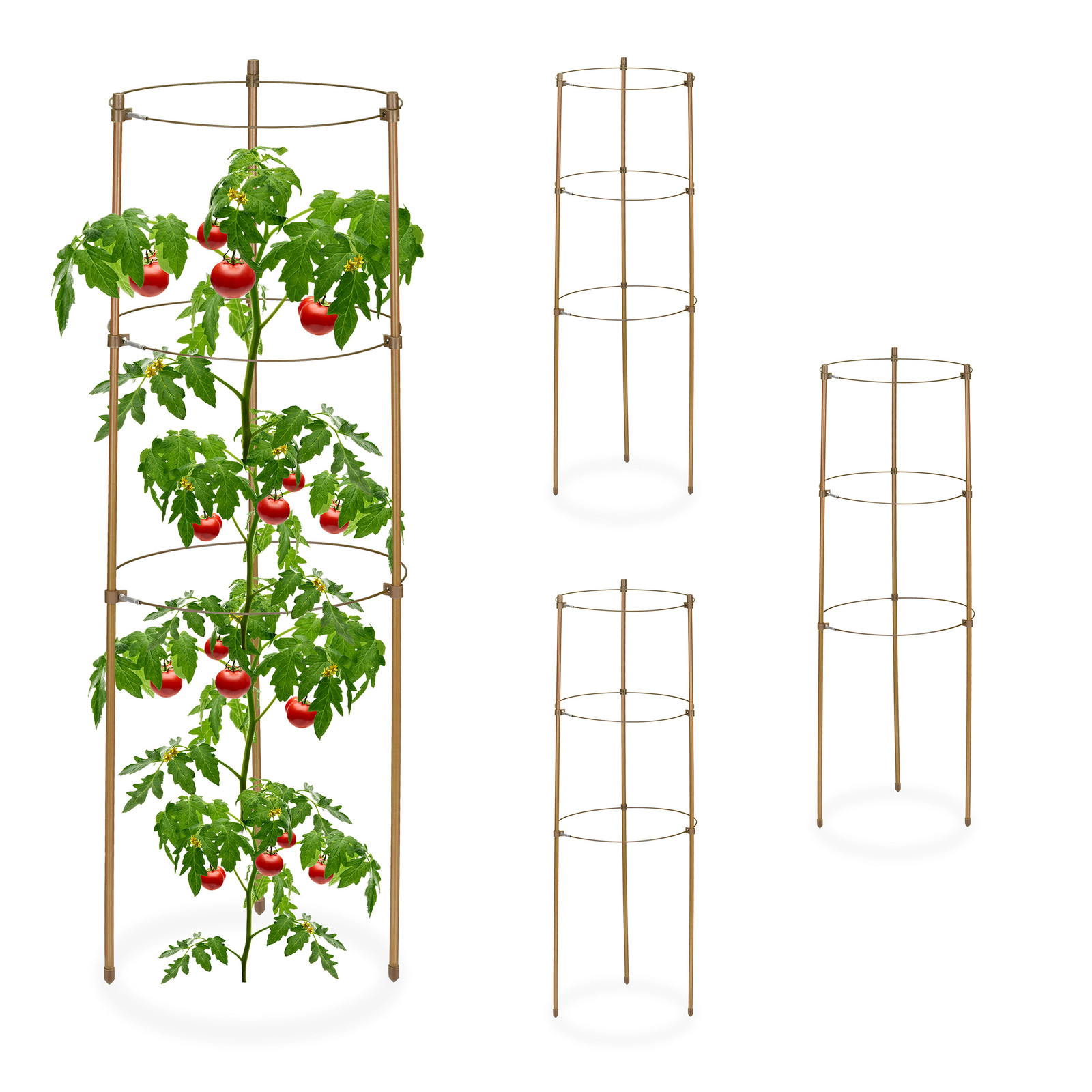 Tomato support Metal Plant Holder lightweight 4 pieces Climbing Plant Support