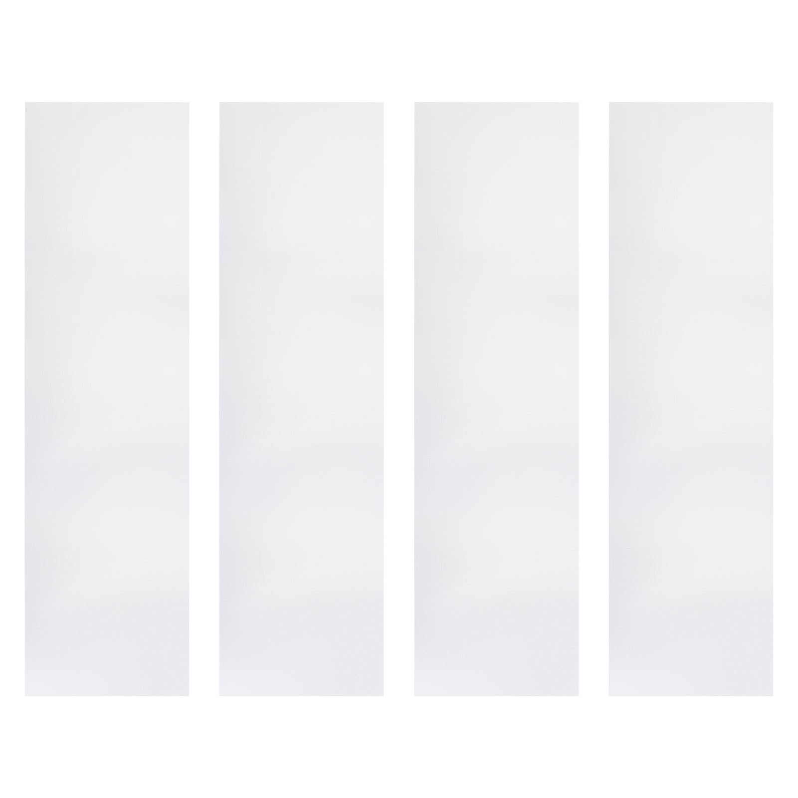 PC Fan Dust Mesh 39.4"x11.8" 0.8mm Hole, 4 Pcs Dust Filter White