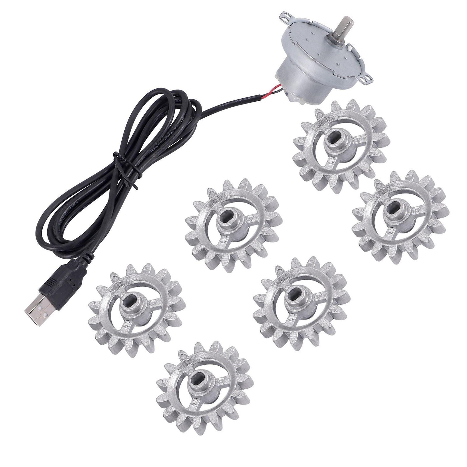 3X(Automatic Rotisserie Grill Tools Metal BBQ Rotary Frame Gear with USB6737