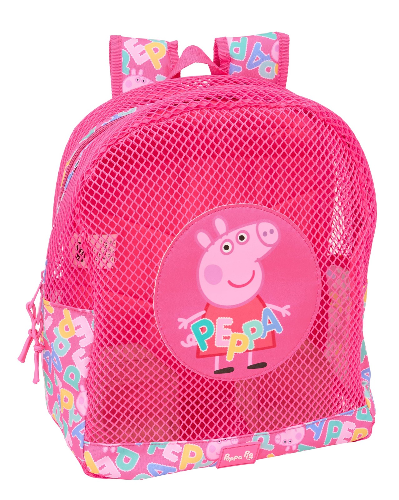 PEPPA PIG – Children's Beach Backpack, Anti Sand, with Handles, Easy Cleaning, I