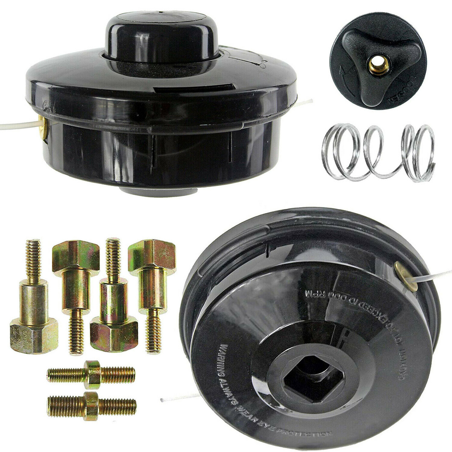 Strimmer Line Head Manual + Bump Feed Spool for HOMELITE Trimmer Brushcutter