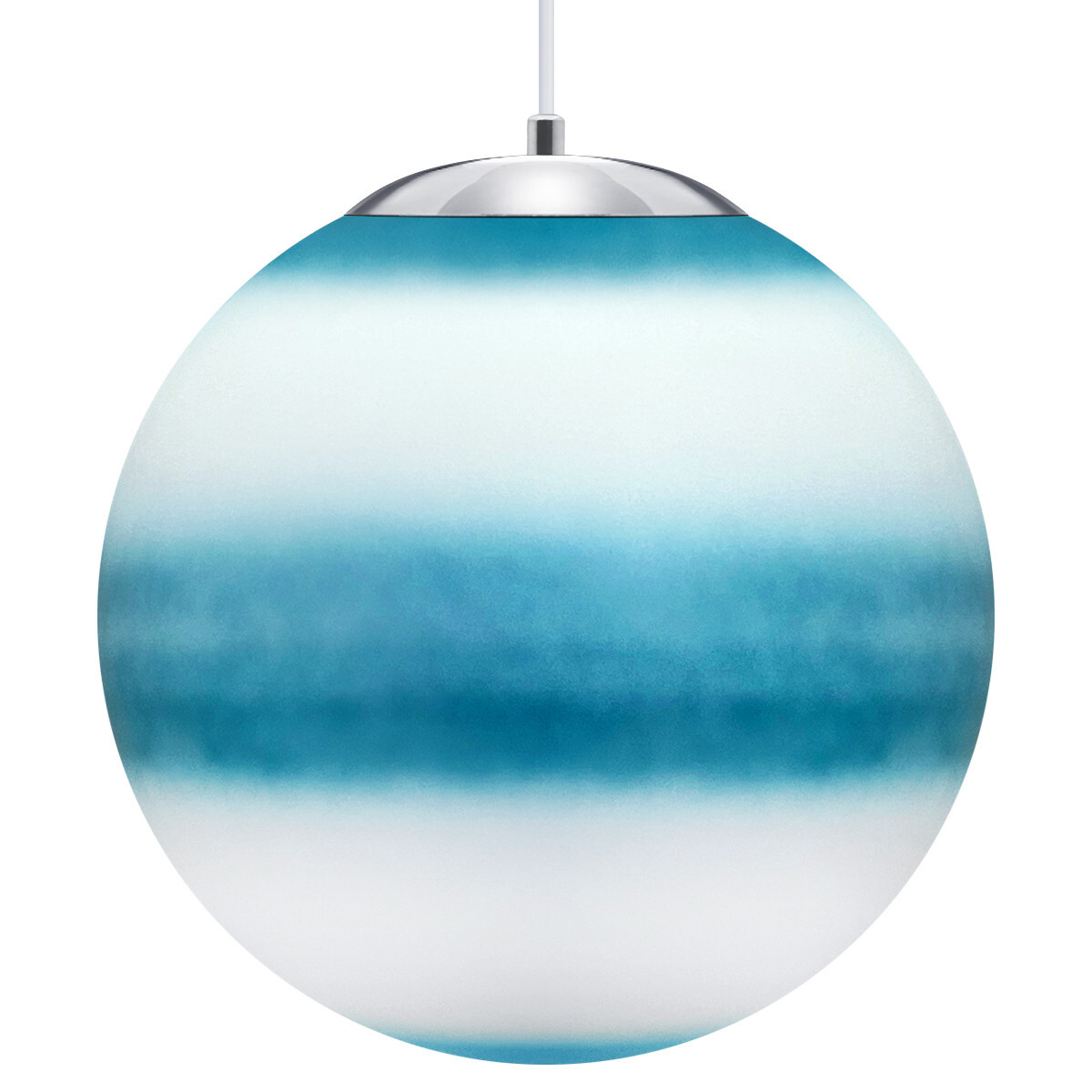 Art Deco Large Globe Pendant Lamp Shade Light Fitting Sphere K407