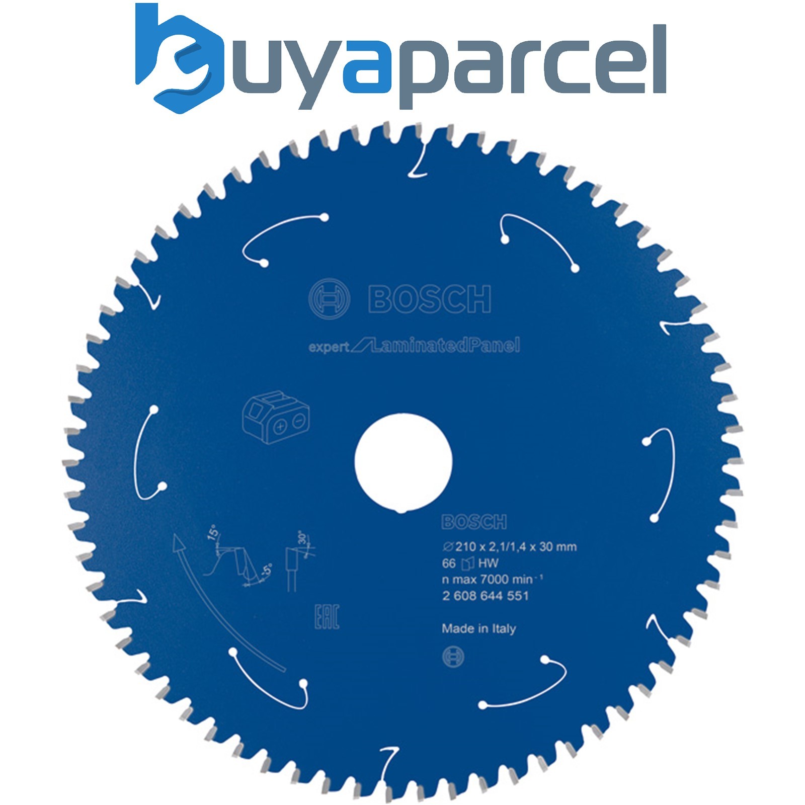 Bosch for Laminated Panel Circular Saw Blade 210x2.1/1.4x30 T66 2608644551