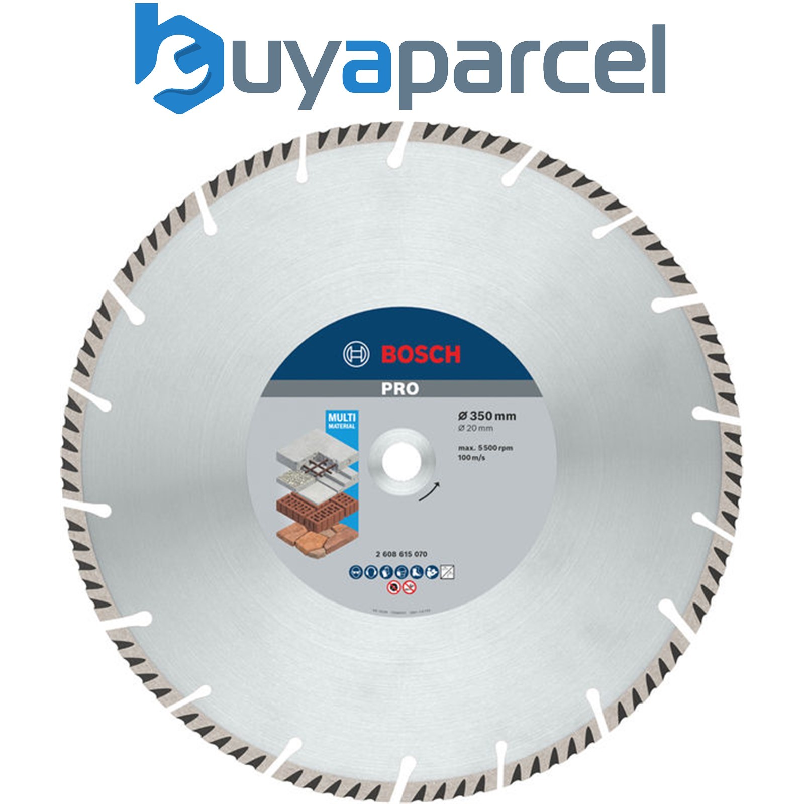 Bosch Diamond cutting disc PRO Multi Material Diamond Disc 350 x 20mm 2608615070