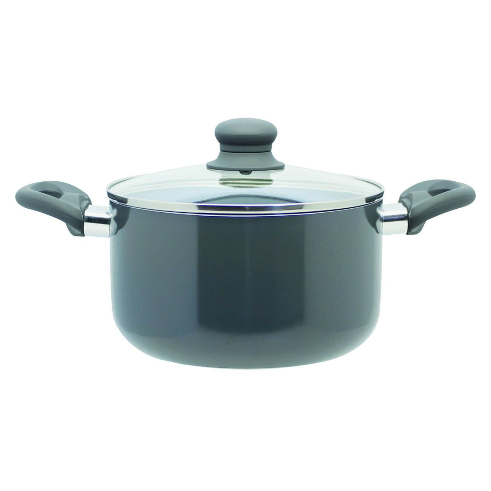 Cooking Pot Soup Pot Sauce Pan ROM Ø 20 Cm – Aluminum Gray Induction Compatible