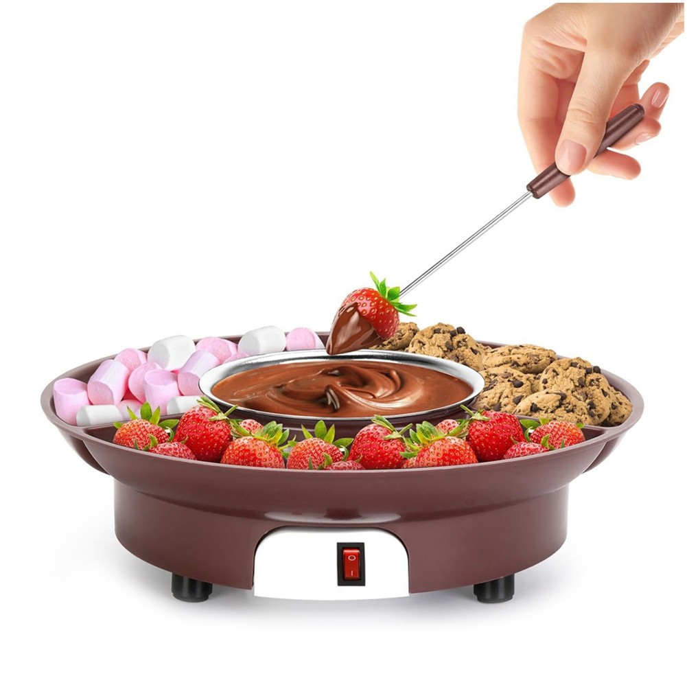 10oz Electric Chocolate Melting Pot Chocolate Fondue Fountain Warmer5453