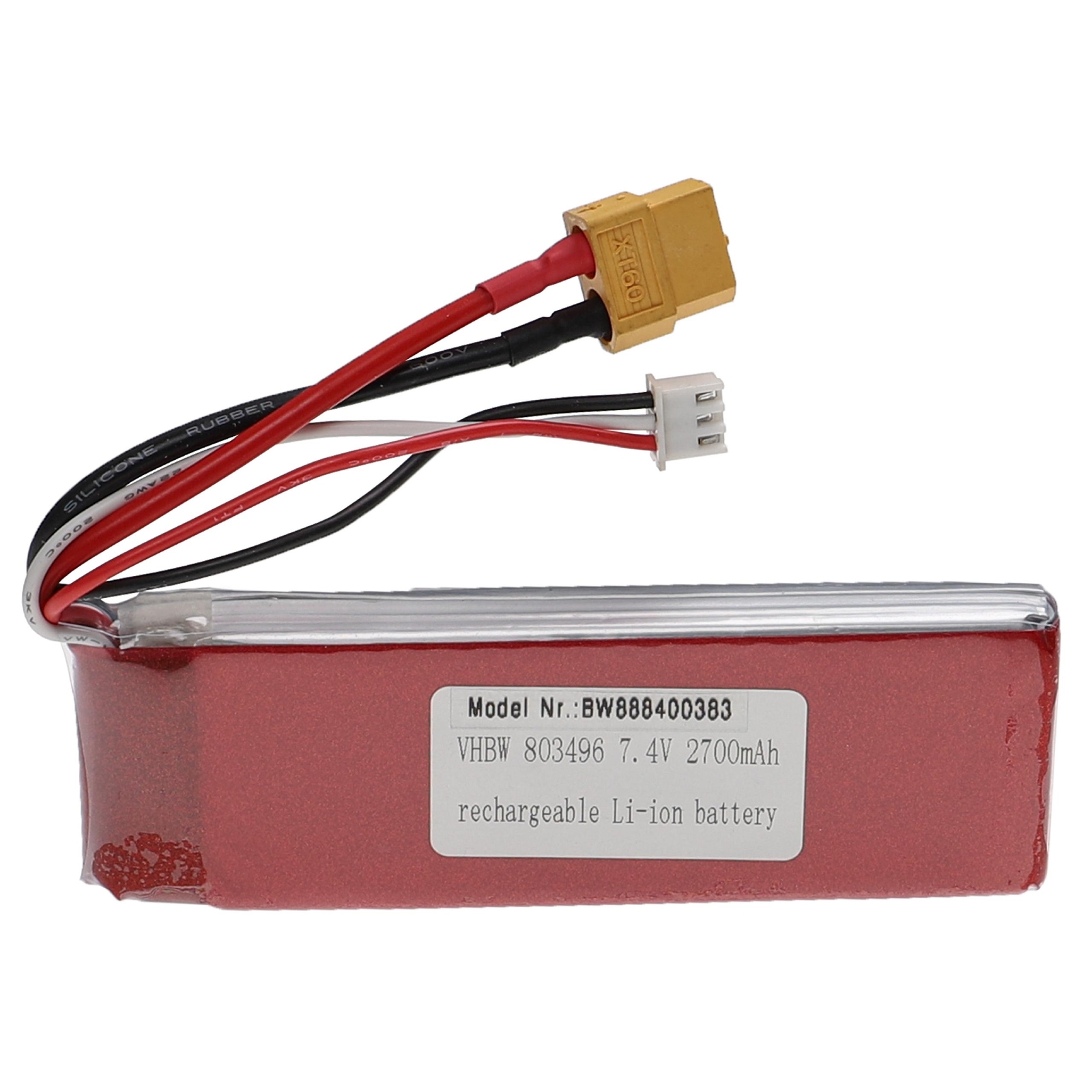 RC Battery Model Construction XT60 7.4V Li-polymer