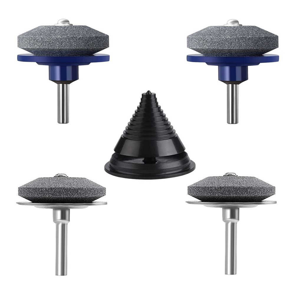 3X(Lawn Mower Blade Sharpener, Lawnmower Blade Sharpener for Drill with4788