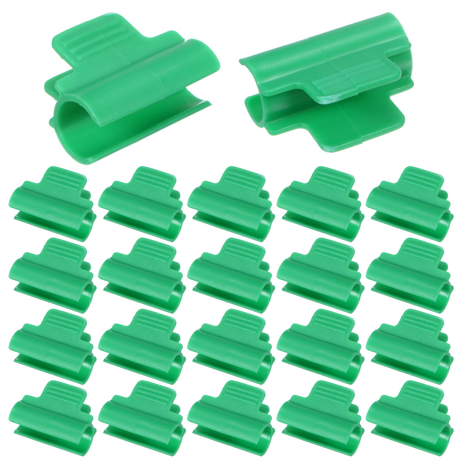 100-Pack Greenhouse Buckle for 5/8" PVC Pipe,Greenhouse Film Buckle[Green]