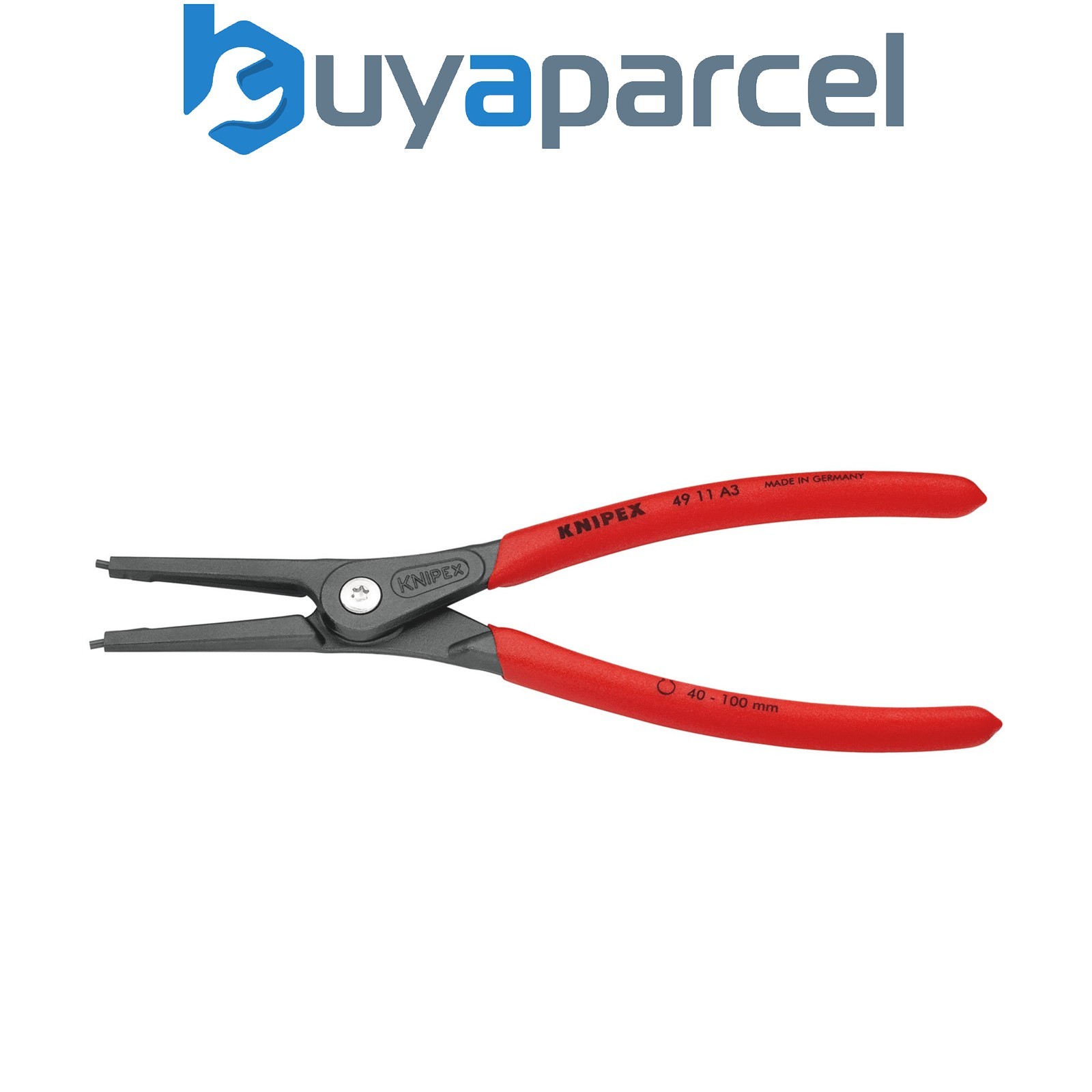 Draper 75091 KNIPEX 49 11 A3 SB Precision Circlip Pliers for external circlips o