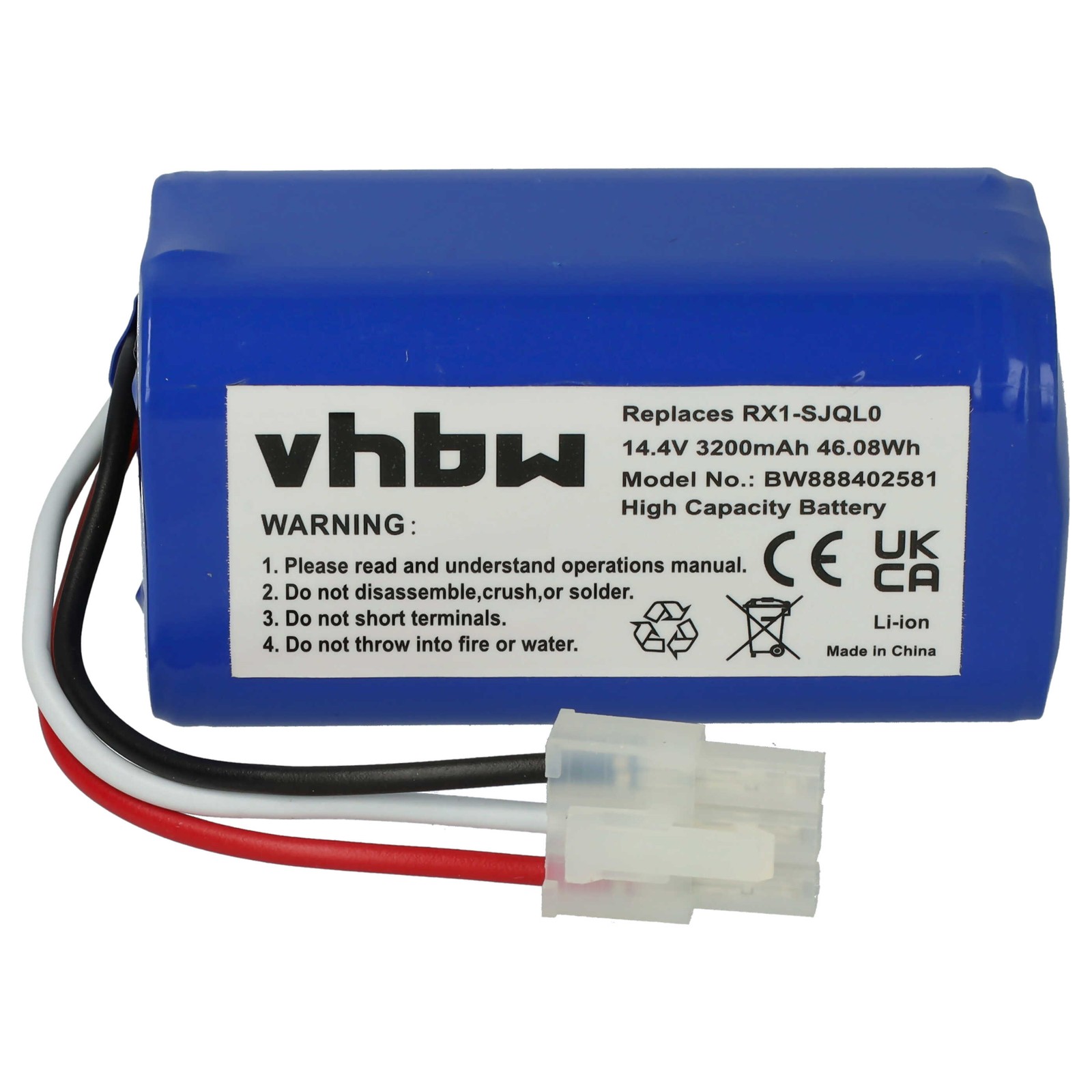 Battery for Yujin Robot iClebo Smart YCR-M05-10 YCR-M04-1 3200mAh 14.4V