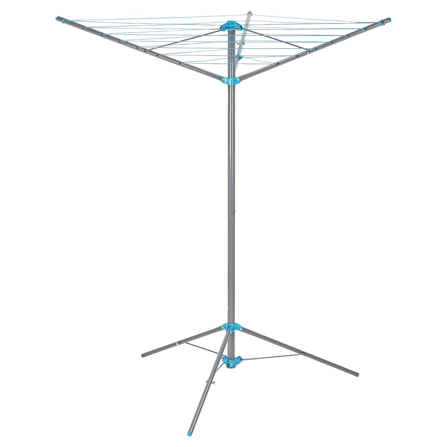 18M Clothes Airer Portable Rotary Washing Line 3 Arm Free Standing Multi Laundry