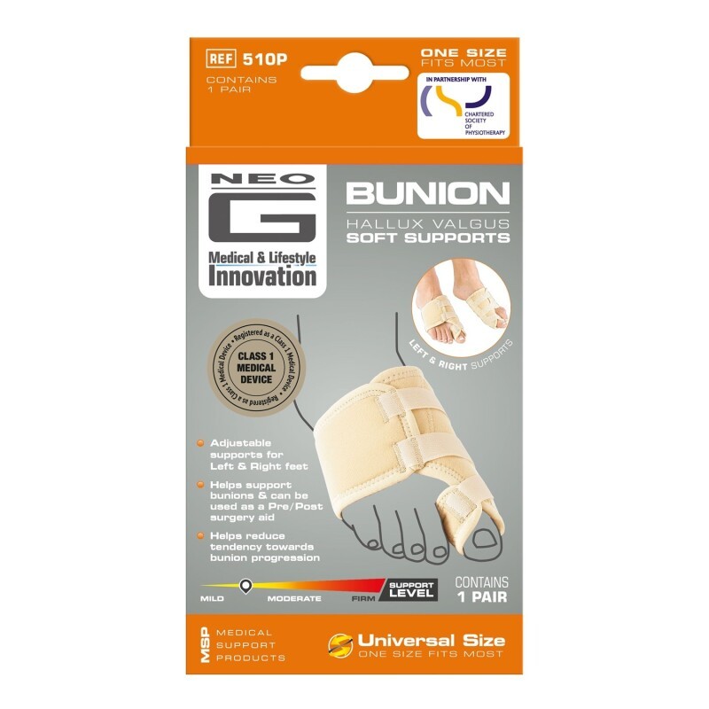 Neo G Bunion Hallux Valgus Soft Support Comfortable Bunion Relief Support
