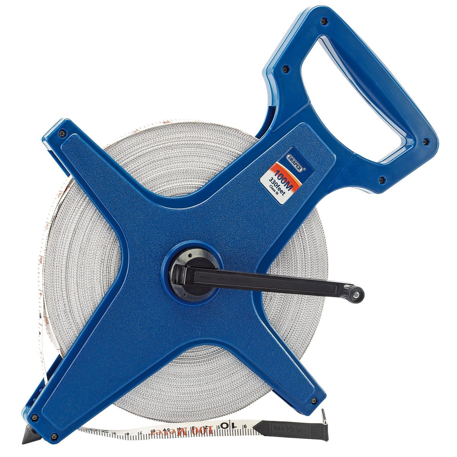 1x Draper 100M/330Ft Fibreglass Surveyors Tape - 51091