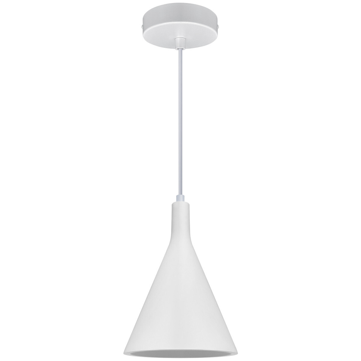 Ceramic Ceiling Pendant Light White Gypsum Lamp Shade K414