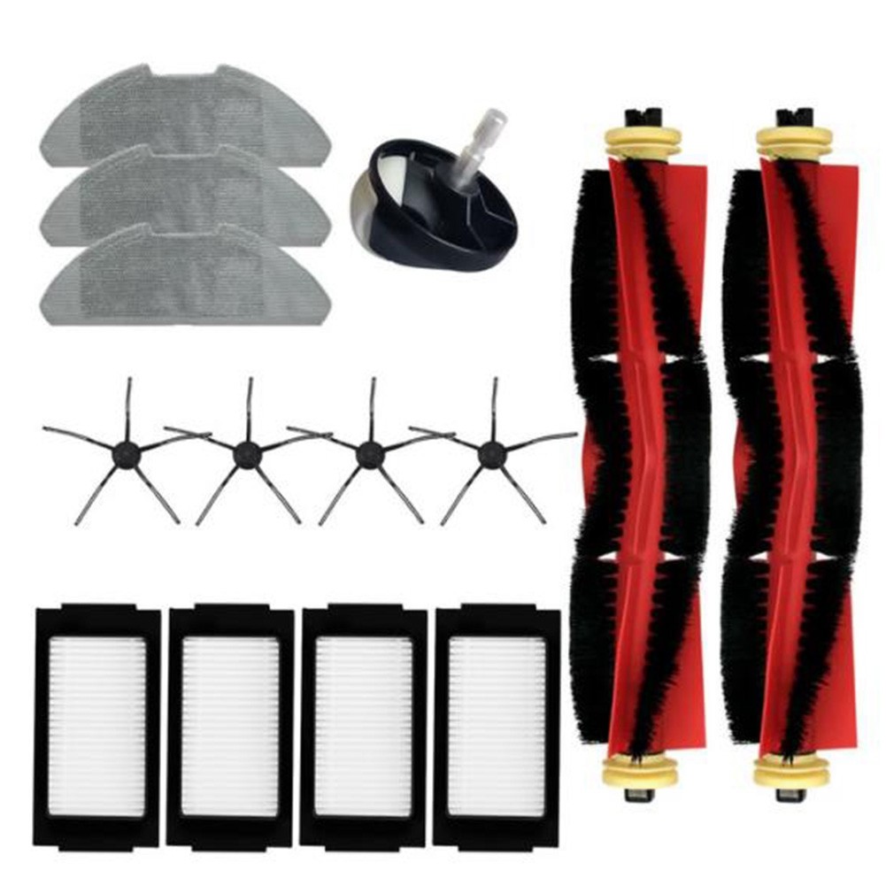 14PCS Suitable for Xiaomijia Pro Floor Sweeper Roller Brush Main Brush Side2556