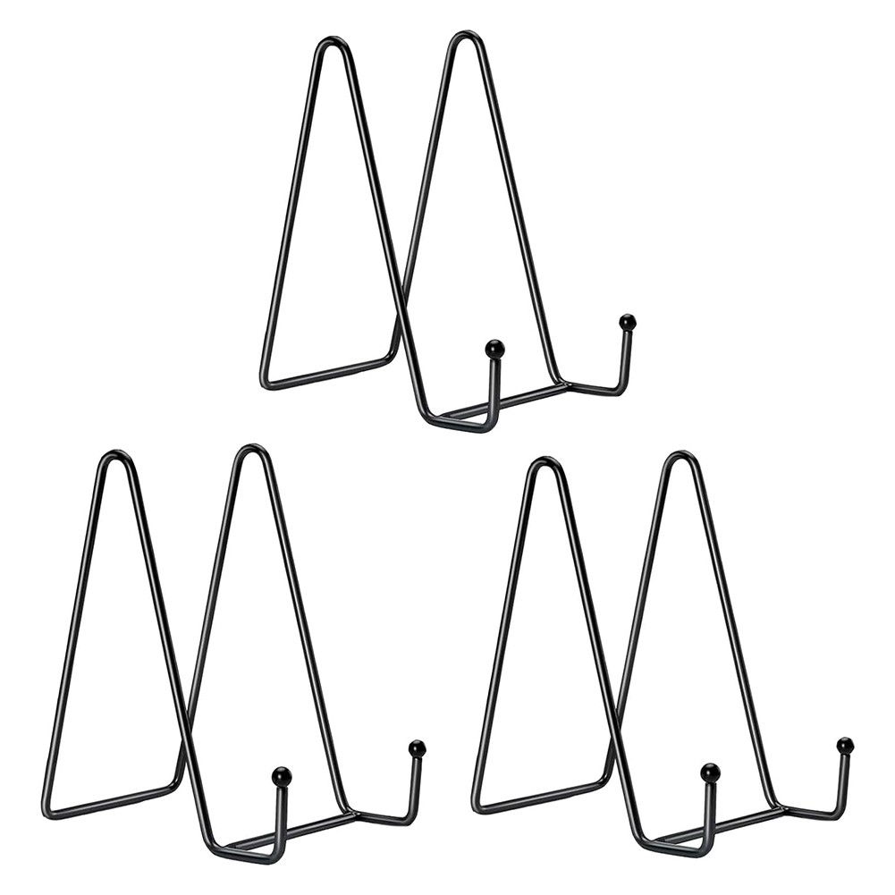 3 Pack Plate Holder Display Stand-10 Inch Tall Plate Stands for1373