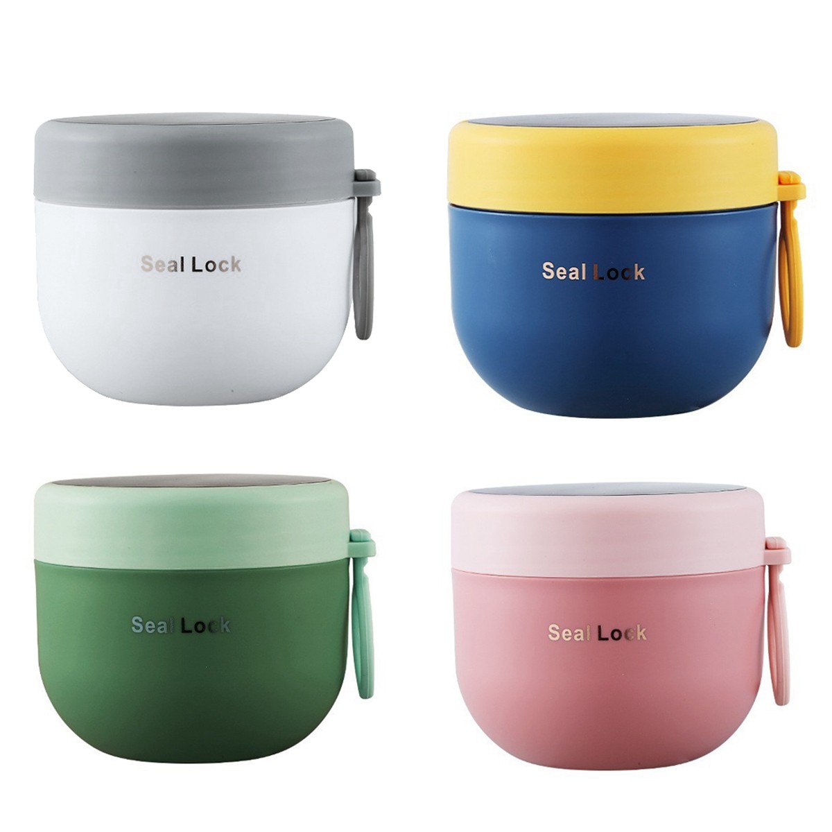 4 Pcs Oats Containers 20Oz Portable Overnight Oats Jars with Spoons A9X95740