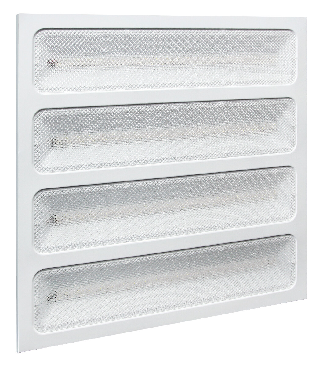 2 x 48W LED Recessed Panel 4 Sections Back Lit 600 x 600 Ceiling Light 4SP48W