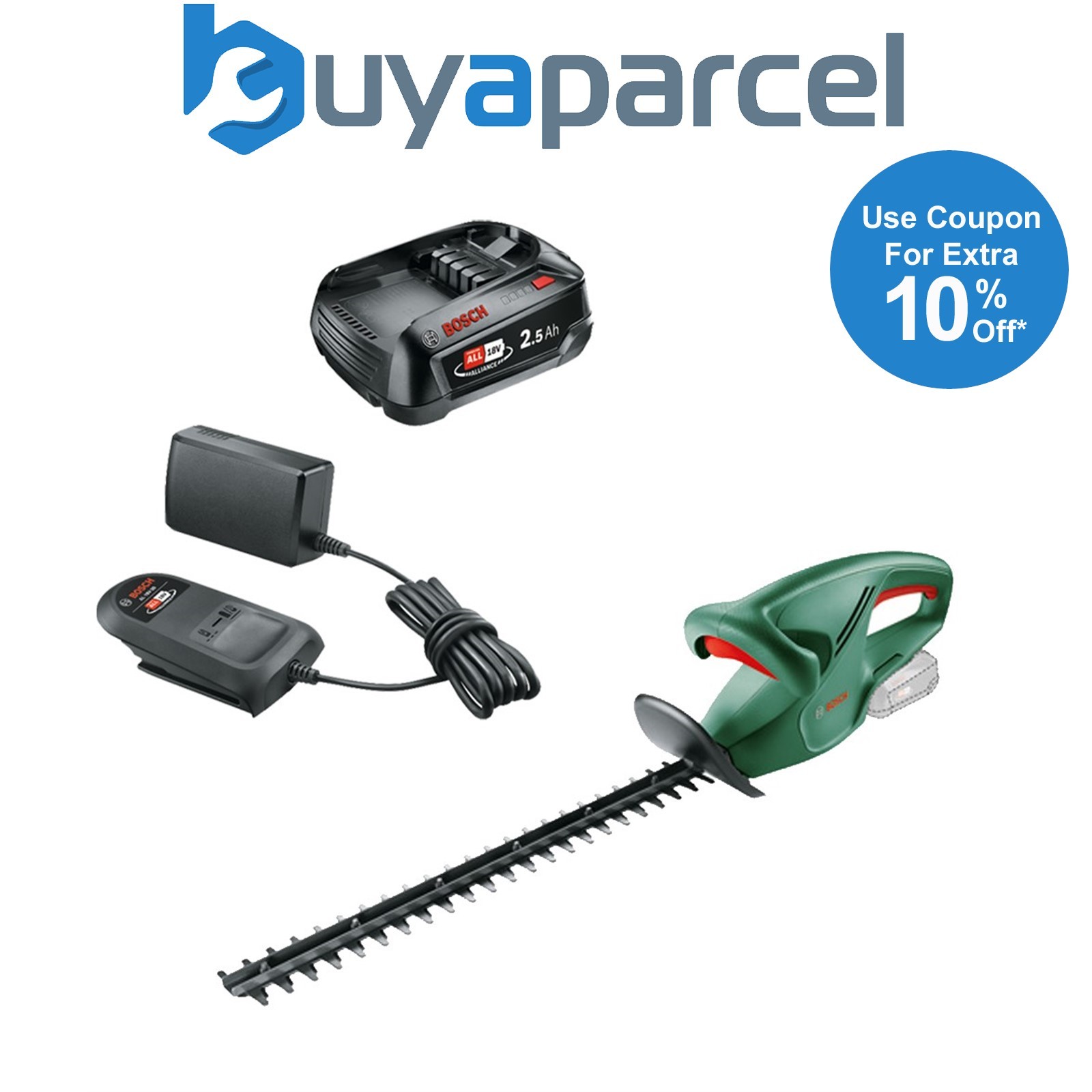Bosch 0600849H06 Cordless 18v Hedgecutter EasyHedgeCut 18V-44-11 + 2.5AH Kit