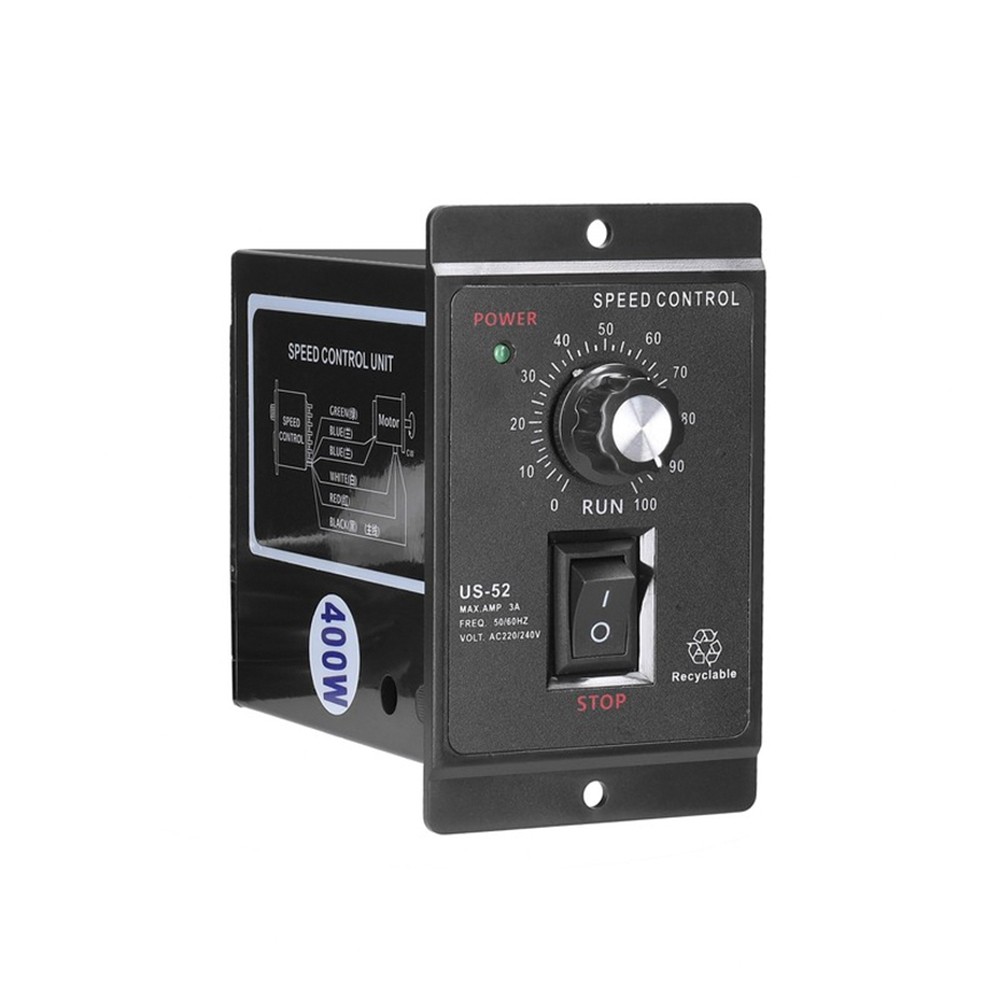 3X(400W Motor Speed Controller AC 220V Motor Speed Regulator Controller2041