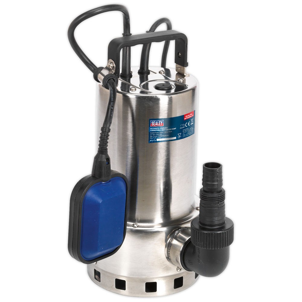 Sealey Submersible Stainless Water Pump Automatic 225ltr/min 230V