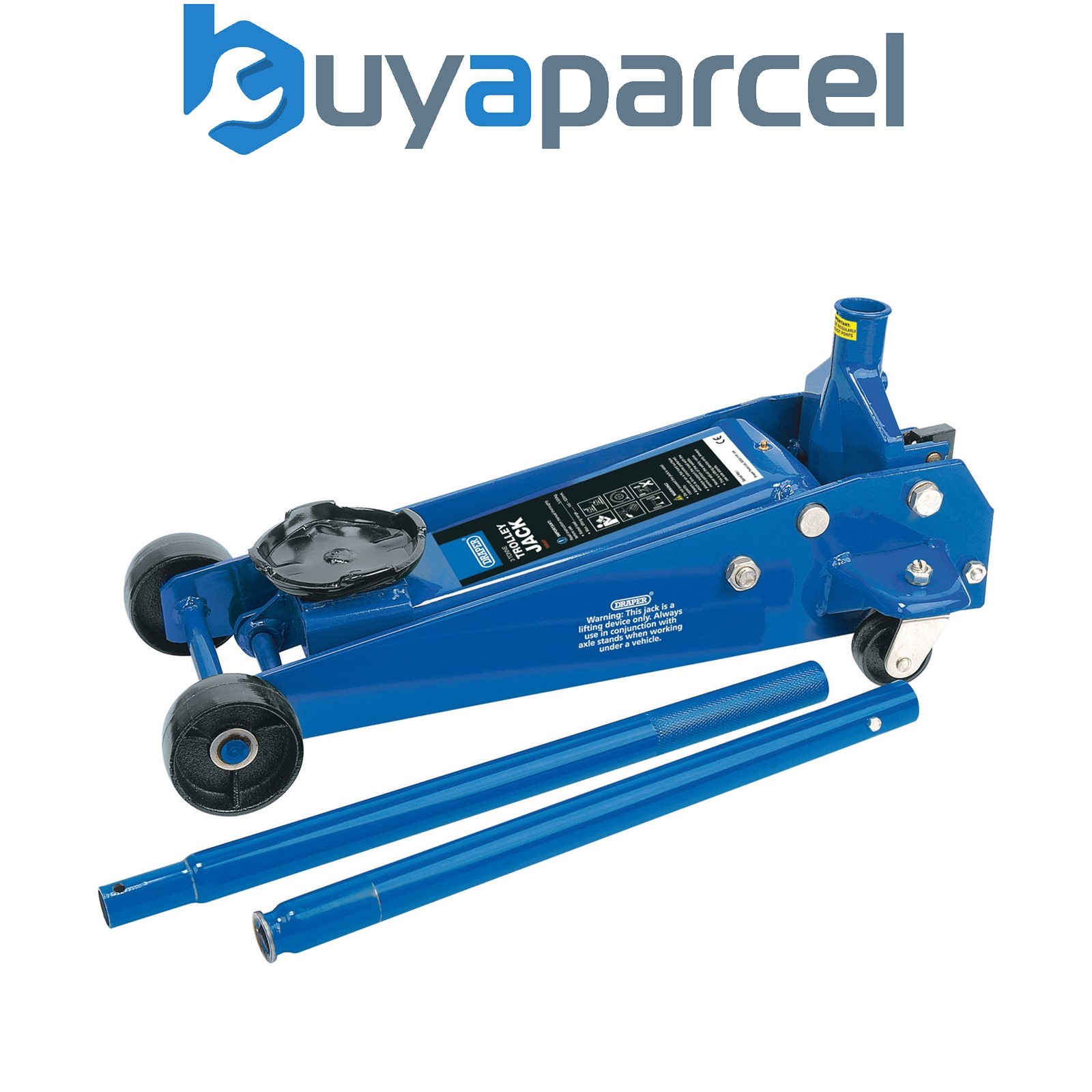 Draper 53089 Garage Trolley Jack, 3 Tonne