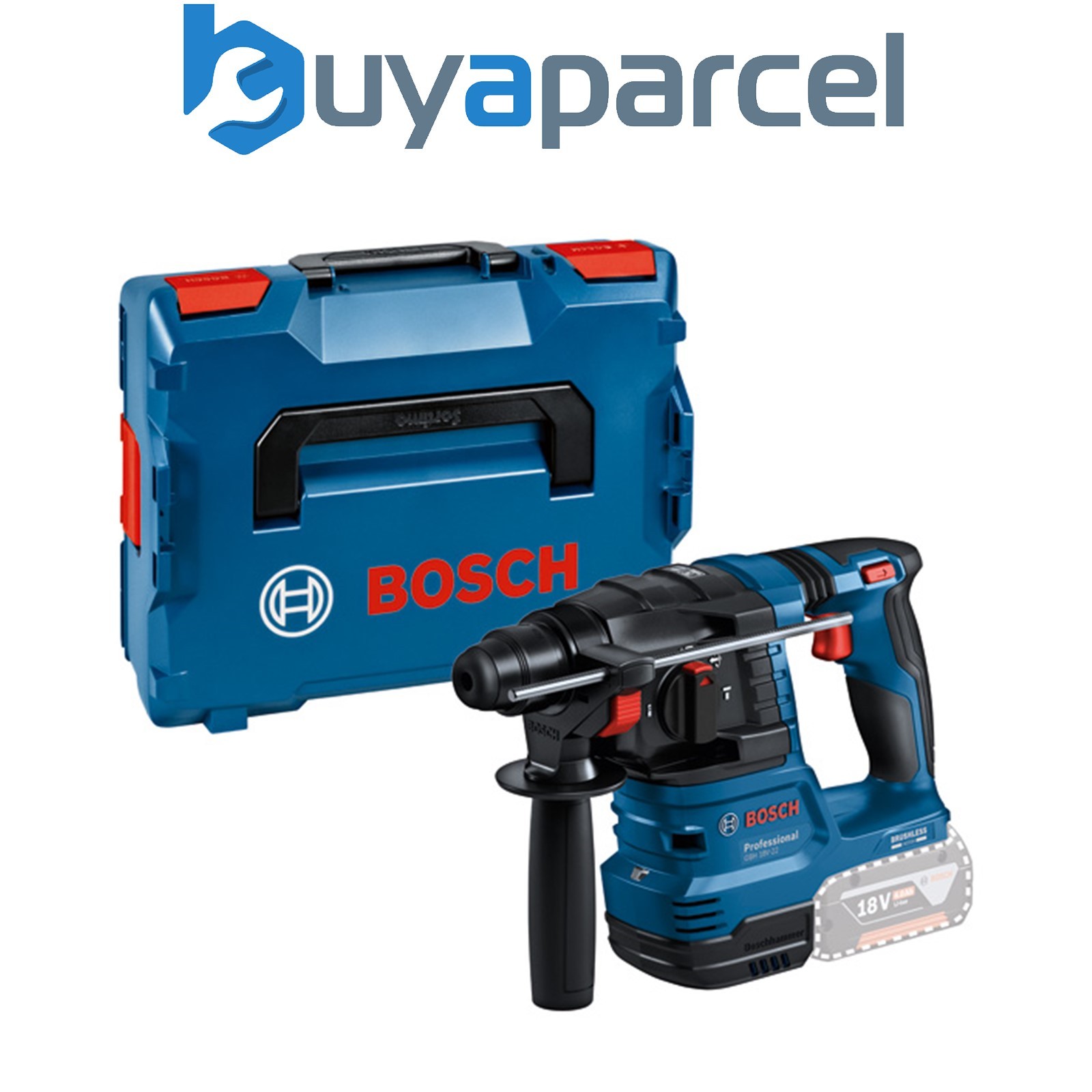 Bosch PRO Cordless Rotary Hammer with SDS plus GBH 18V-22 L-Boxx 136 0611924001