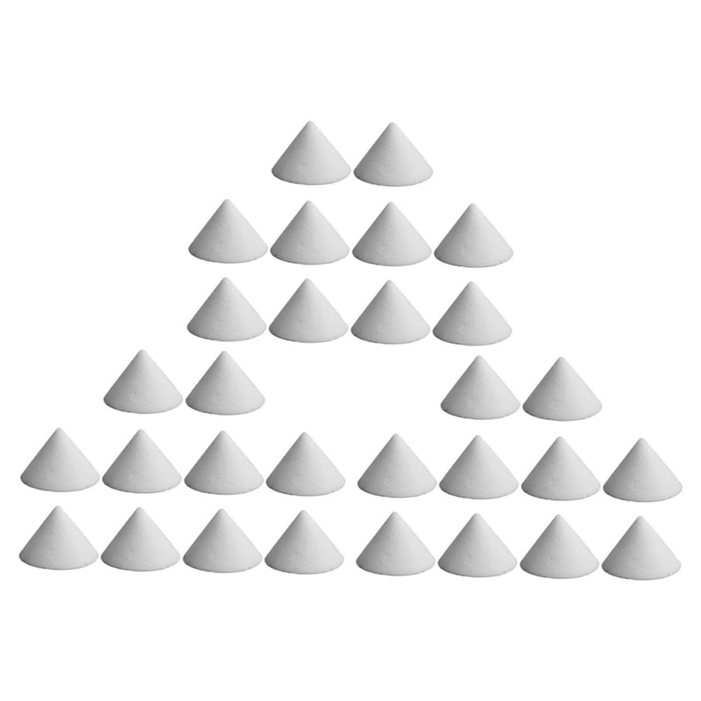 8X(30pcs Ceramic Nail Fireplace Tools Pottery Kiln Cones Kiln Cone Supports3033