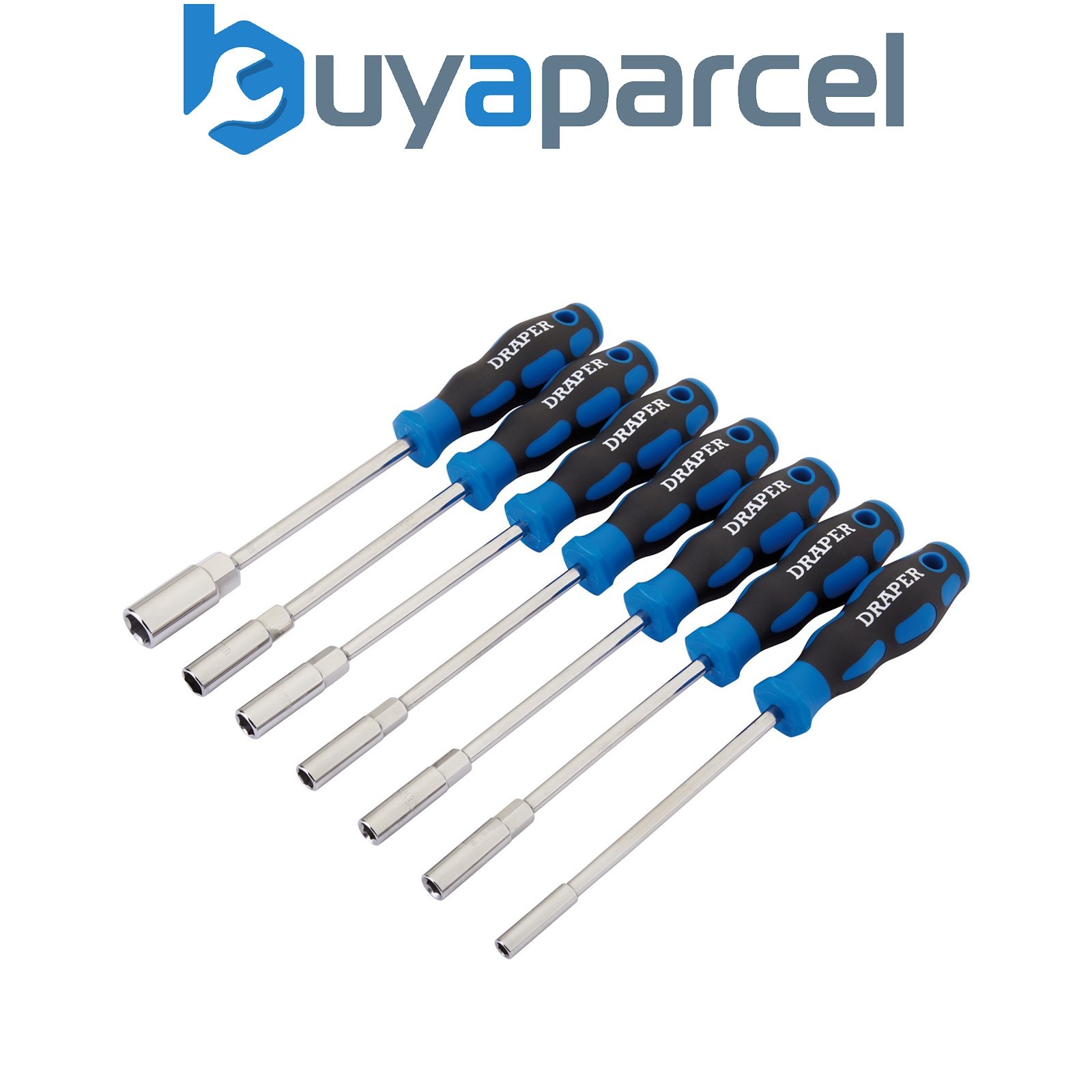 Draper 63510 Soft Grip Nut Spinner Set (7 Piece)