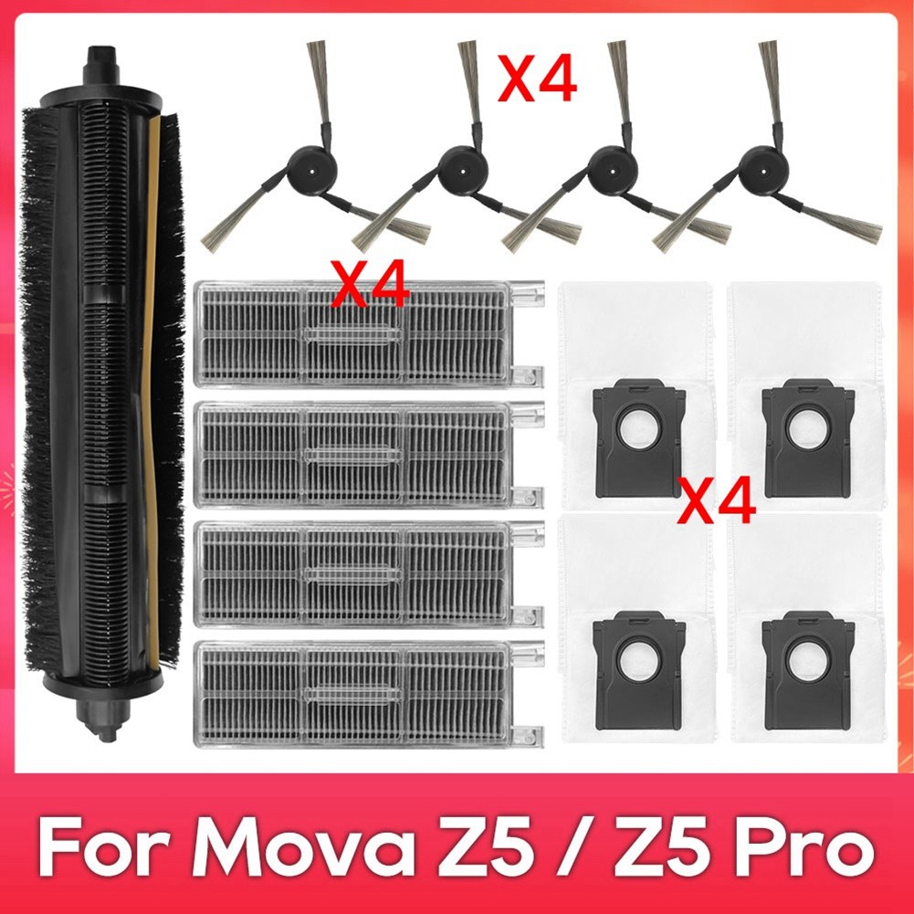For Z5 / Z5 Pro Tricut Brush Side Brush Hepa Dust Bag Spare Part1229