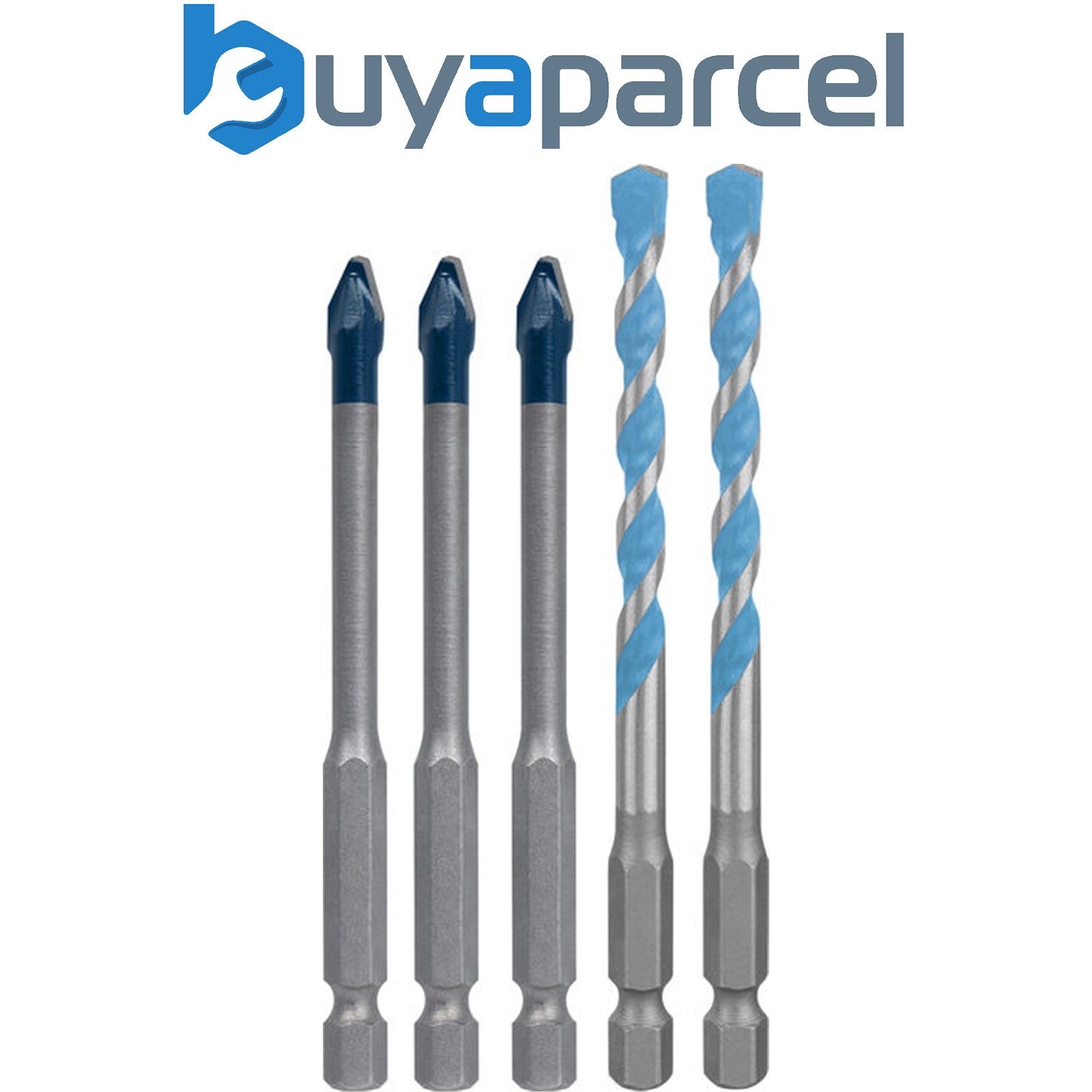 Bosch EXPERT HEX-9 Hard Ceramic & HEX-9 Multi Construction Set 5pcs 2608902313
