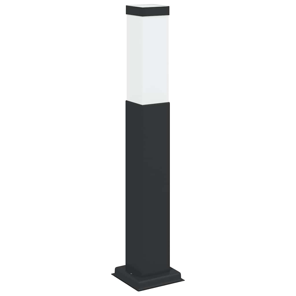 Bollard Light 50cm Black Stainless Steel IP44 Outdoor Garden vidaXL