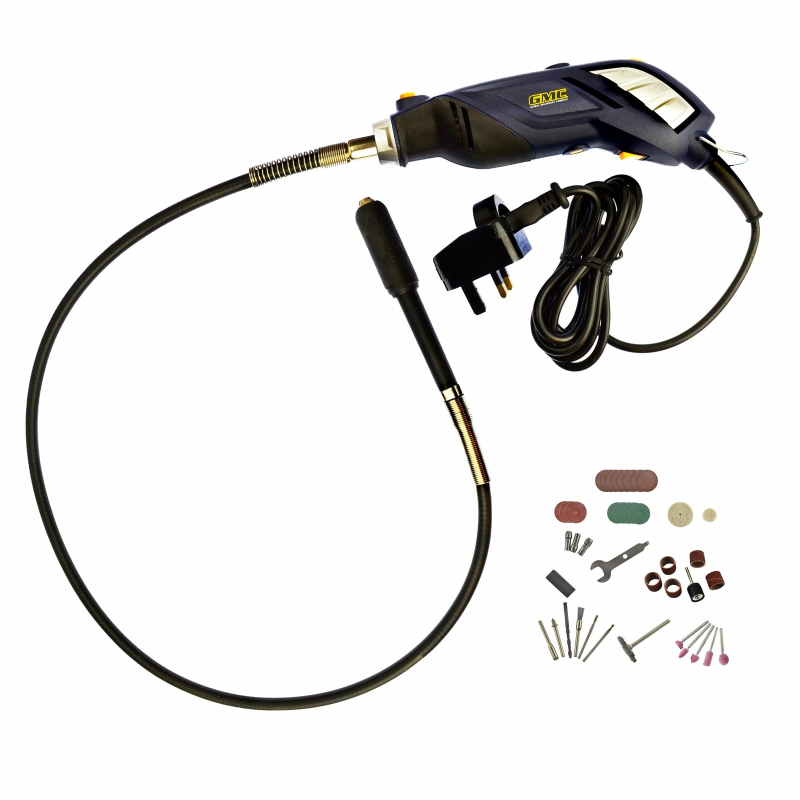 135w Multi Function Rotary Power Electric Ingrave Grind Polish Flexi Shaft Drill