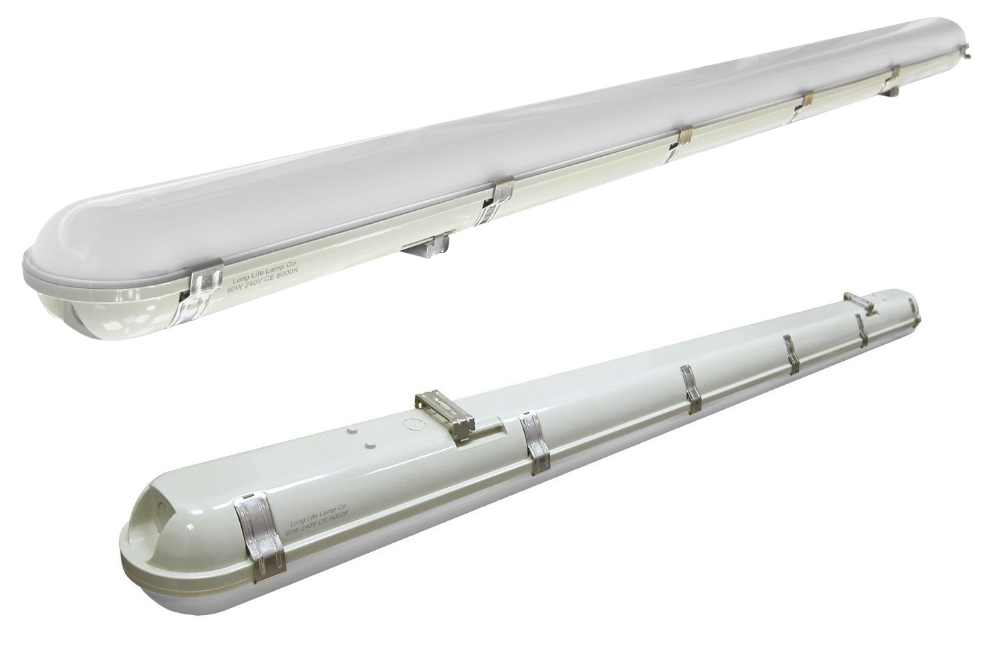 60W LED Batten Light 5ft Frosted Cover Triproof Fittng IP65 Replacement for T8