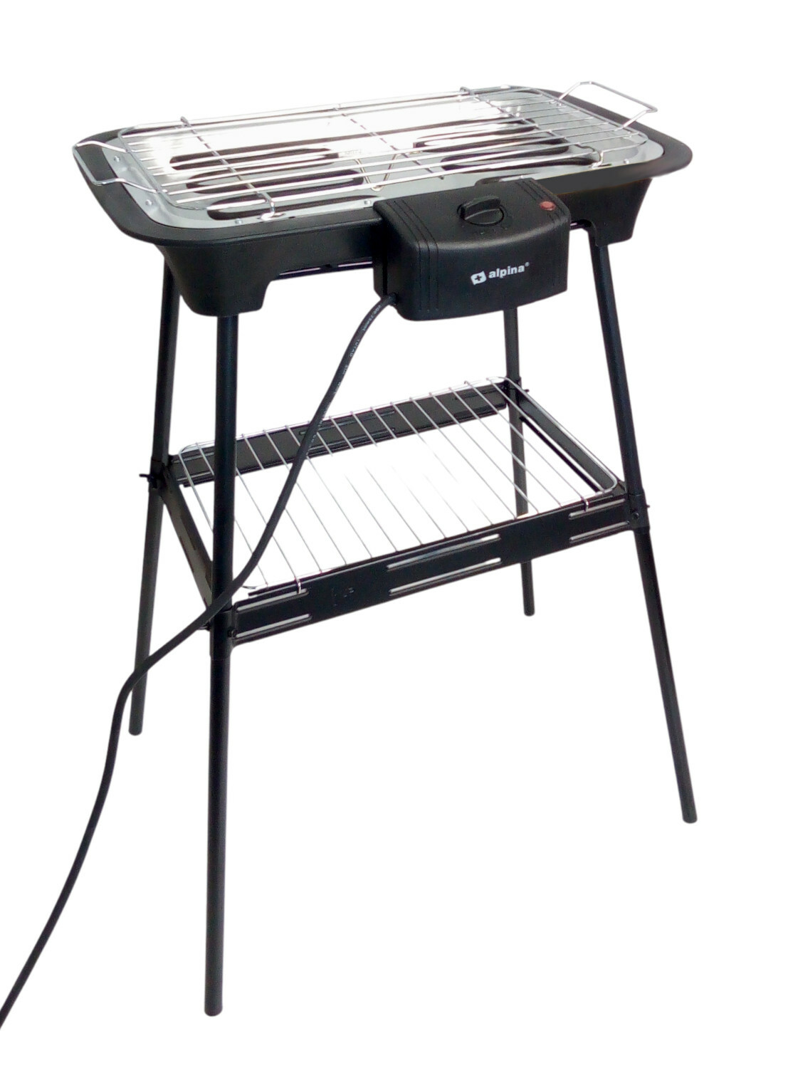 Alpina Stand Grill Table Electric Grill Party Barbecue Camping