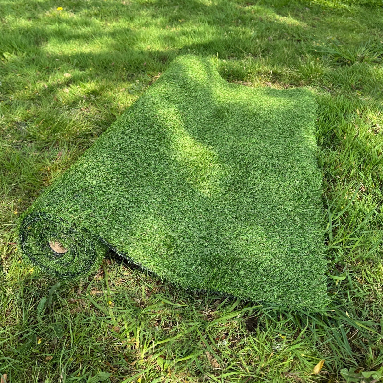 20mm Artificial Grass Roll Fake Garden Lawn Realistic Green 4m x 1m