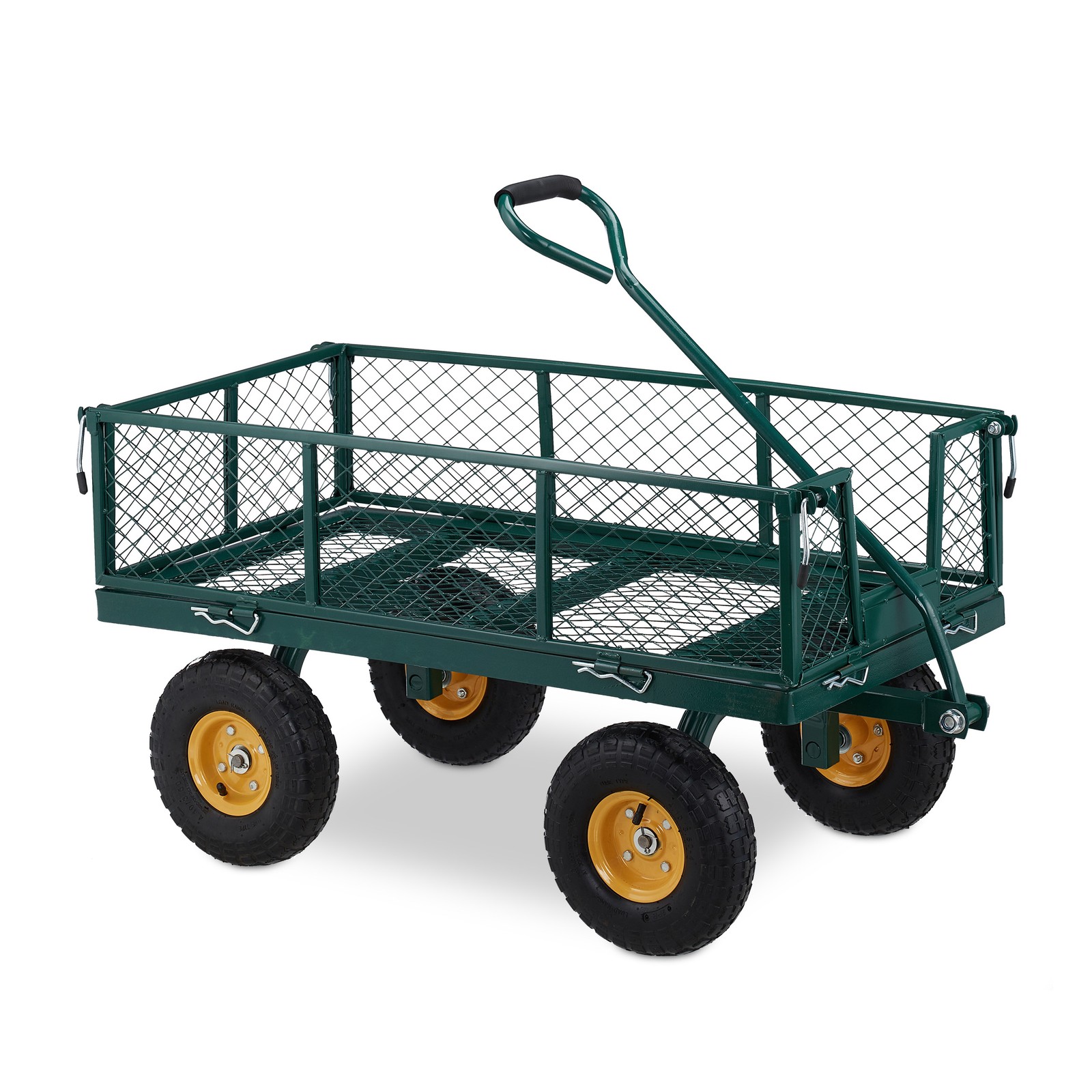Trolley cart Portable Hand Truck 250 kg Pneumatic Wheels Heavy-Duty Trolley