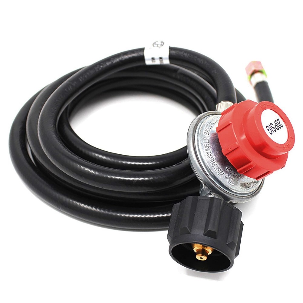 4 Ft High Pressure 0-20 PSI Adjustable Regulator with -1 Type Hose-Works5570